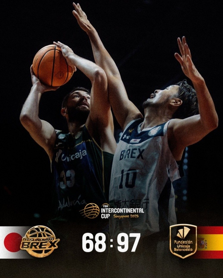 纽贝尔21分 卡利诺斯基19分 马拉加大胜宇都宫皇者